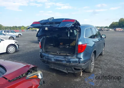 2017 Honda Pilot Touring from USA, damaged, VIN 5FNYF6H92HB082320